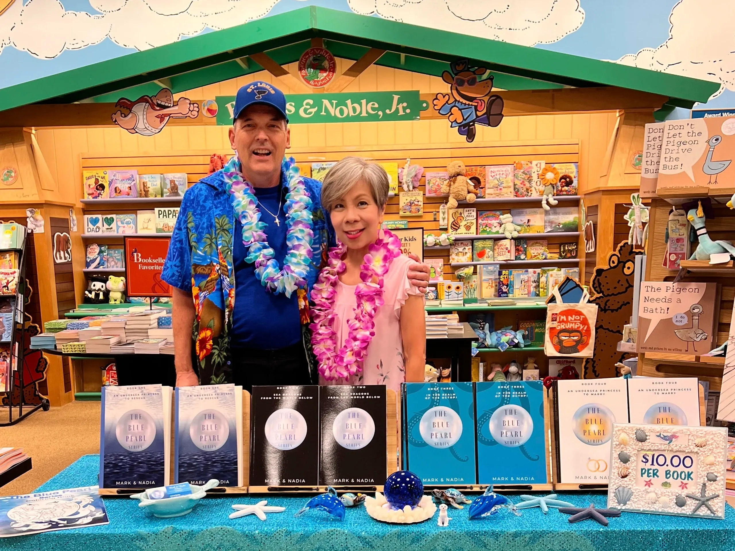 Mark and Nadia Schaper at Summer Book Bash.