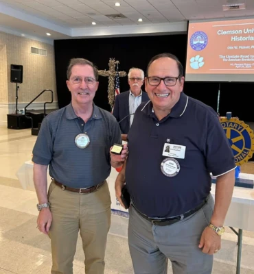 Louis Kaufman receives Paul Harris Fellow on 04-24-2024.