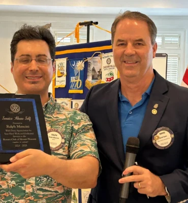 Service Above Self Award Ralph Mancinni 06-25-2025.